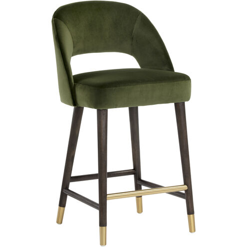 Monae 36.5 inch Moss Green Counter Stool